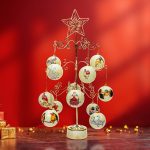 Elegant Brass Ornament Holder Stand